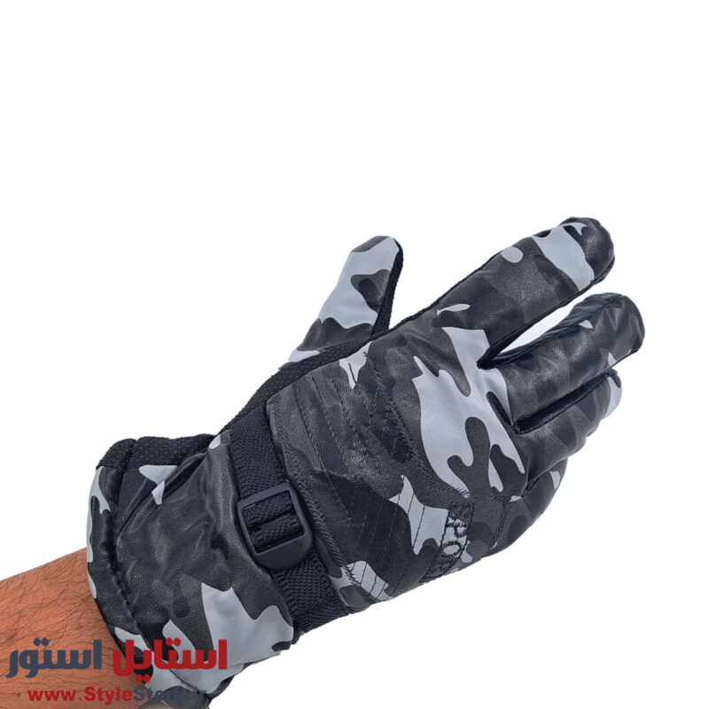 دستکش موتورسواری مدل SPORT-ORIB طرح چریکی کد 1019