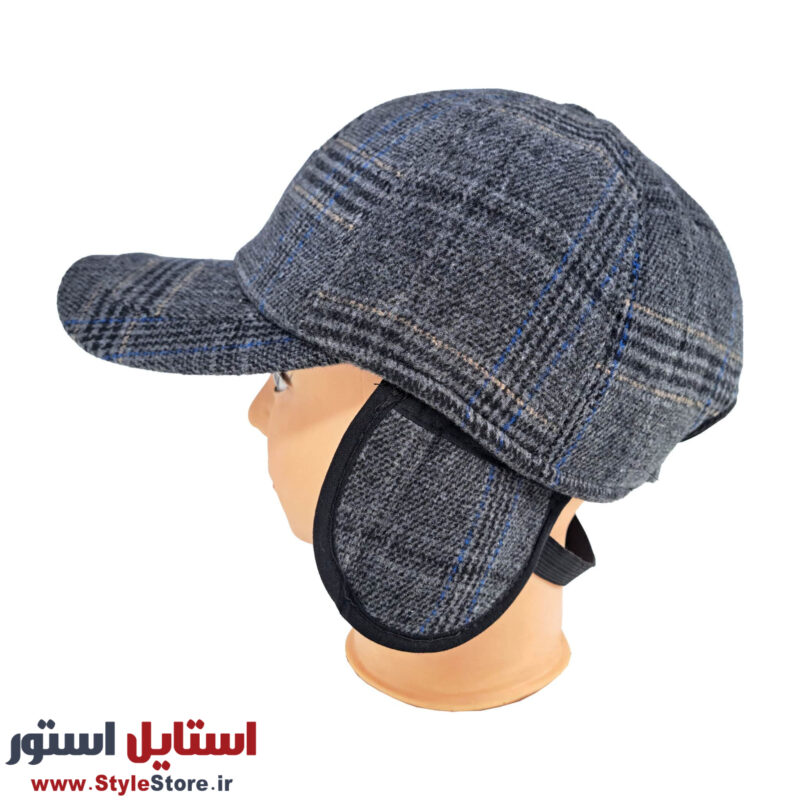 کلاه مردانه مدل 4k رنگ خاکستری