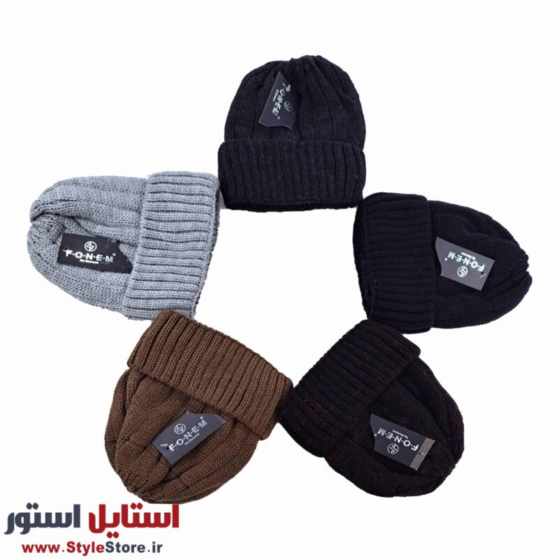کلاه بافتنی مدل LB-FO کد 1048