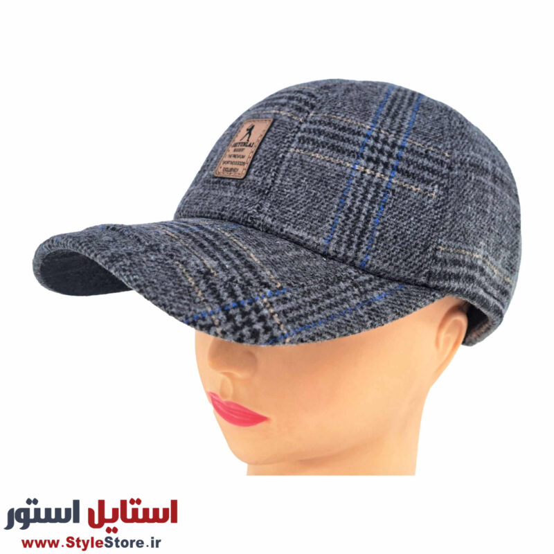 کلاه مردانه مدل 4k رنگ خاکستری
