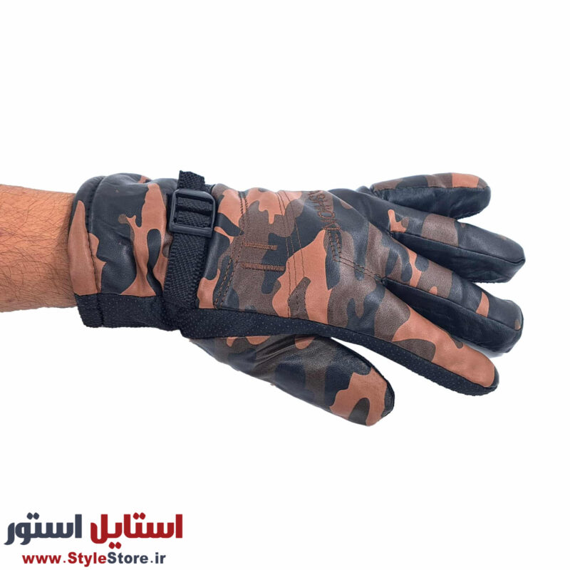 دستکش موتورسواری مدل چریکی طرح FASHION کد 1020