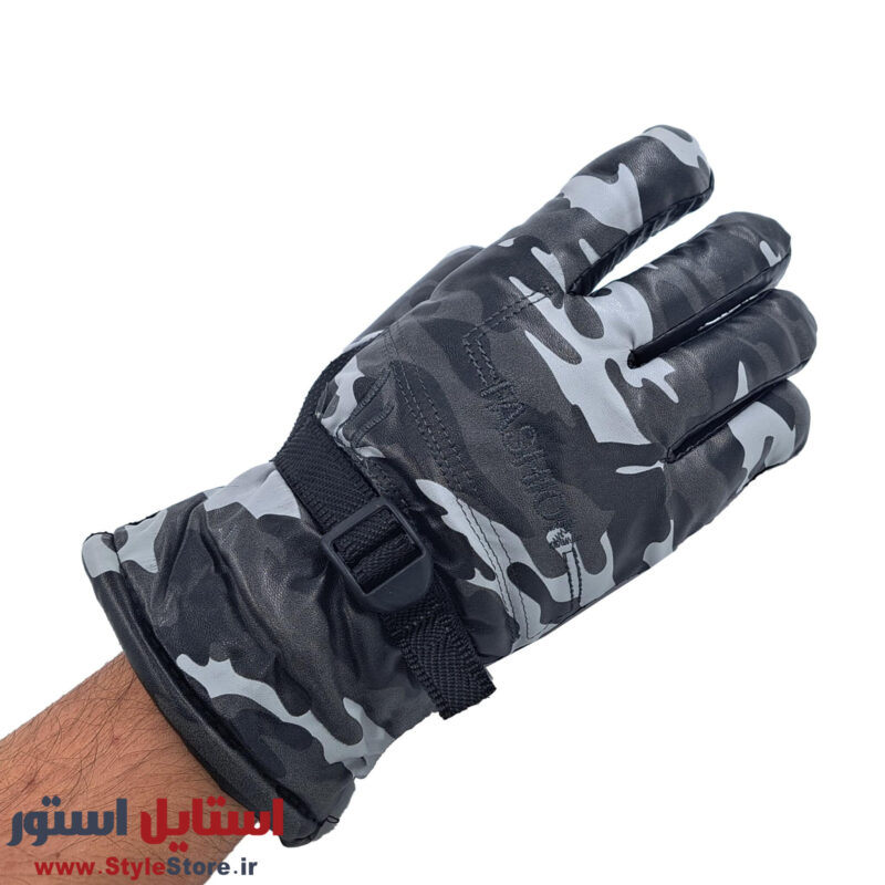 دستکش موتورسواری مدل چریکی طرح FASHION کد 1020
