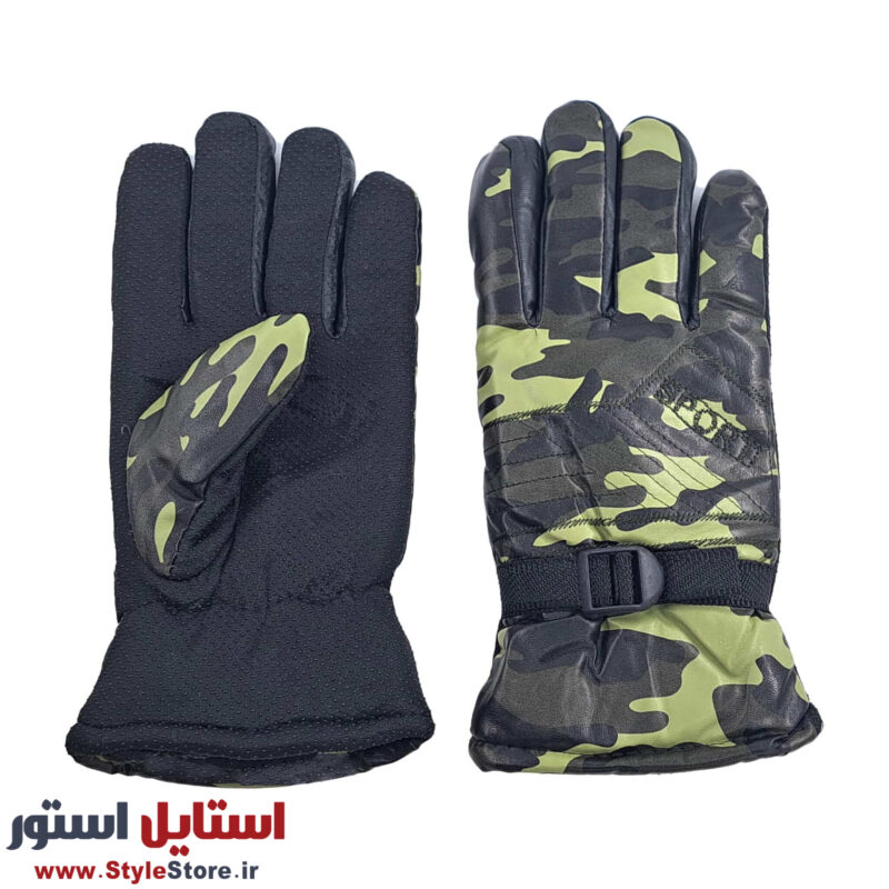 دستکش موتورسواری مدل SPORT-ORIB طرح چریکی کد 1019