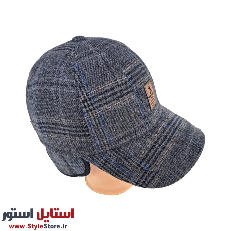 کلاه مردانه مدل 4k رنگ خاکستری