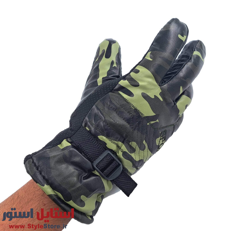 دستکش موتورسواری مدل SPORT-ORIB طرح چریکی کد 1019