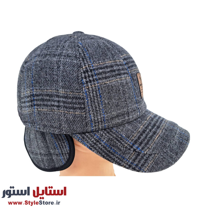 کلاه مردانه مدل 4k رنگ خاکستری