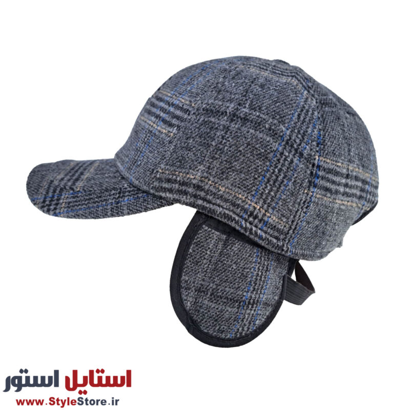 کلاه مردانه مدل 4k رنگ خاکستری