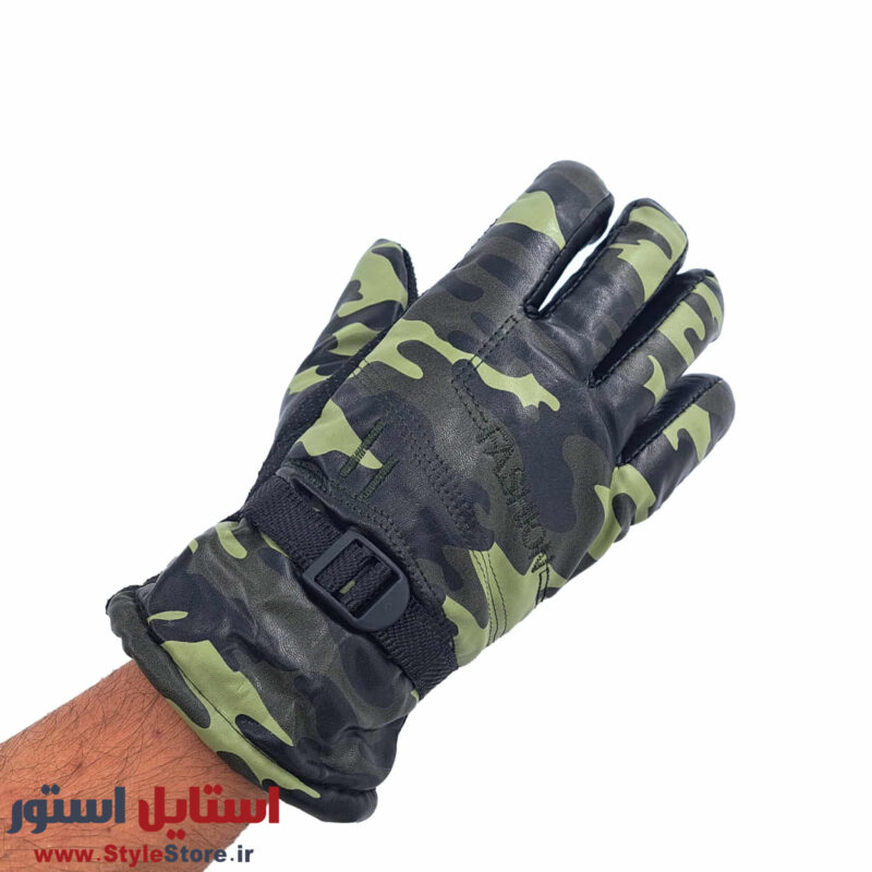 دستکش موتورسواری مدل چریکی طرح FASHION کد 1020