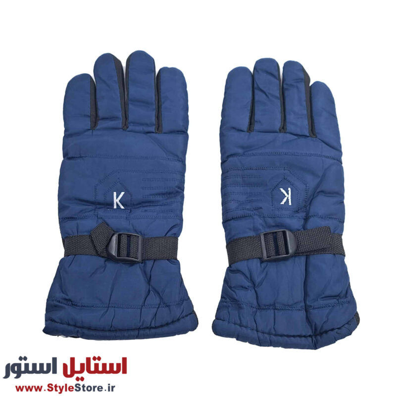 دستکش موتورسواری مدل شمعی طرح K کد 1027