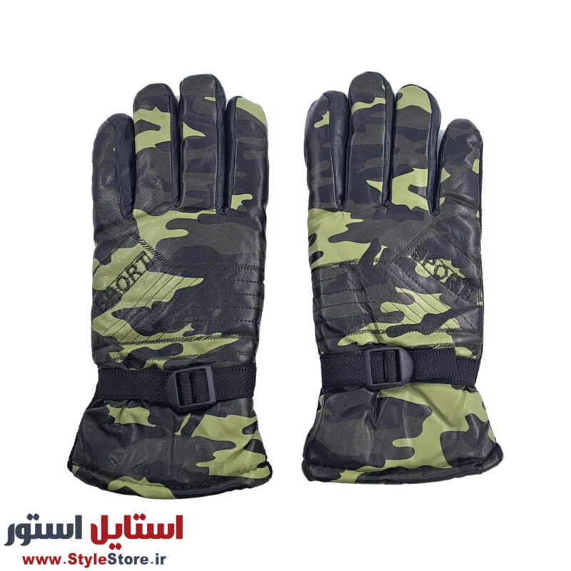دستکش موتورسواری مدل SPORT-ORIB طرح چریکی کد 1019