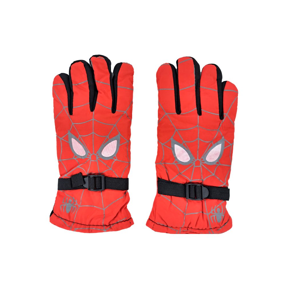 دستکش پسرانه طرح مرد عنکبوتی رنگ قرمز