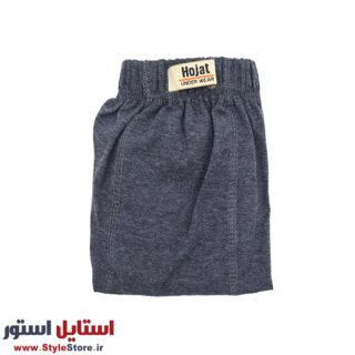 شورت مردانه پادار حجت مدل Meli رنگ خاکستری