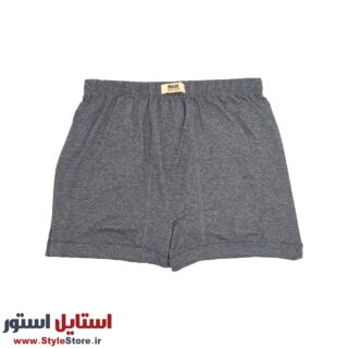 شورت مردانه پادار حجت مدل Meli رنگ خاکستری