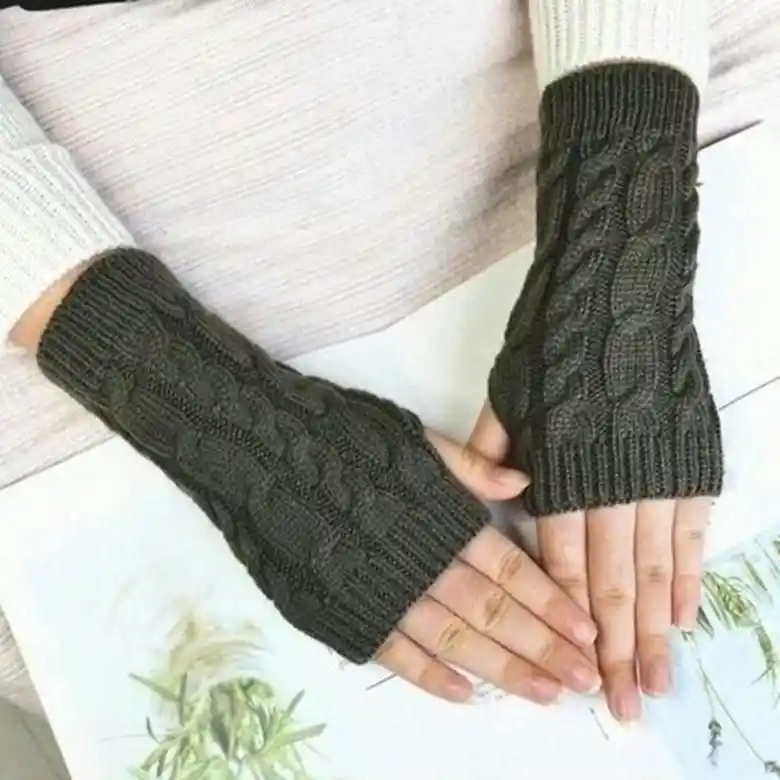 دستکش بدون انگشت بافتنی