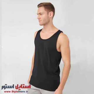 زیرپوش رکابی مردانه حجت مدل YERO رنگ مشکی