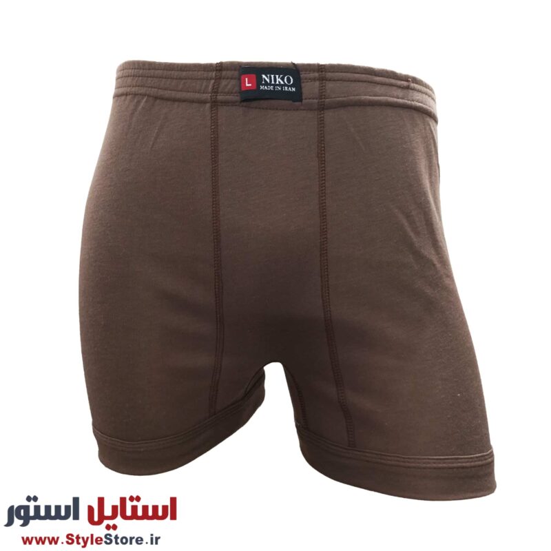 شورت مردانه نیکو پادار رنگ تیره