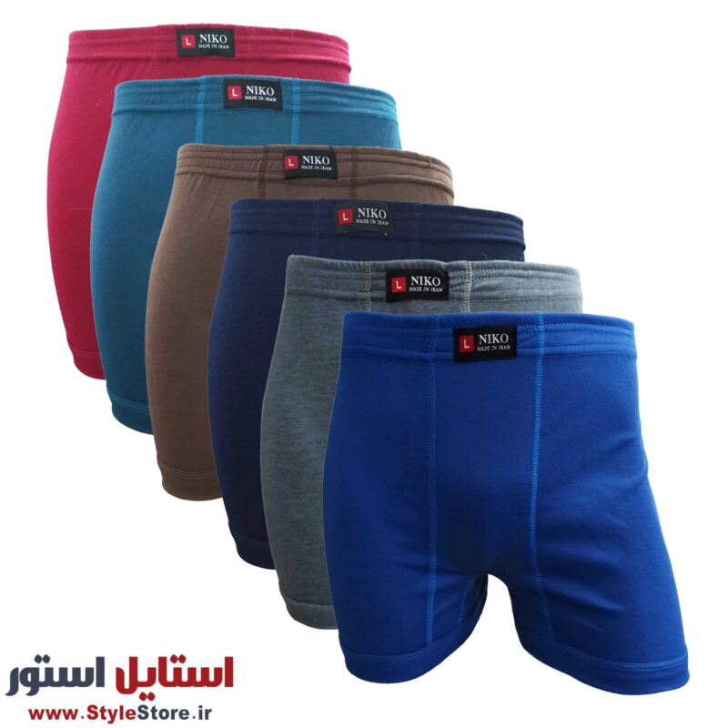 شورت مردانه نیکو پادار رنگ تیره