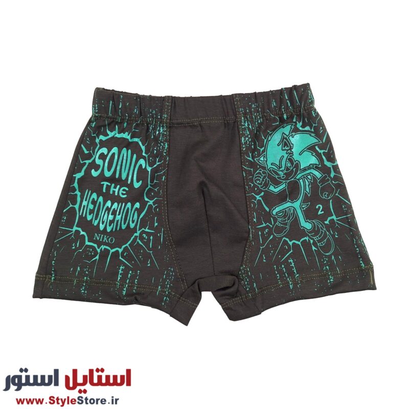 شورت پسرانه پادار نیکو طرح سونیک