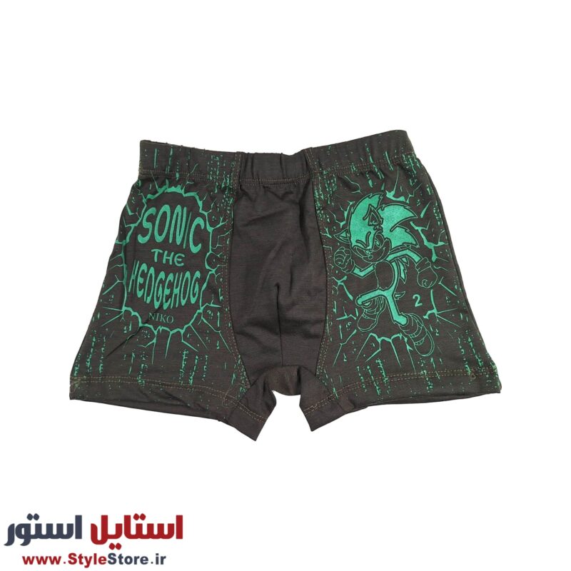 شورت پسرانه پادار نیکو طرح سونیک