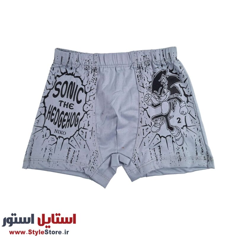 شورت پسرانه پادار نیکو طرح سونیک