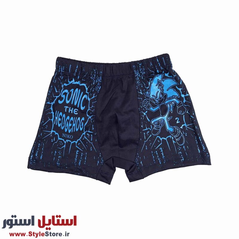 شورت پسرانه پادار نیکو طرح سونیک