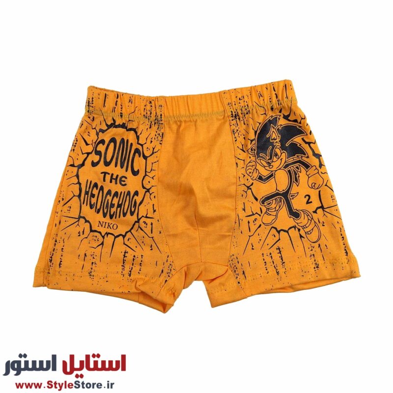 شورت پسرانه پادار نیکو طرح سونیک