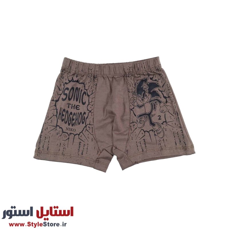شورت پسرانه پادار نیکو طرح سونیک