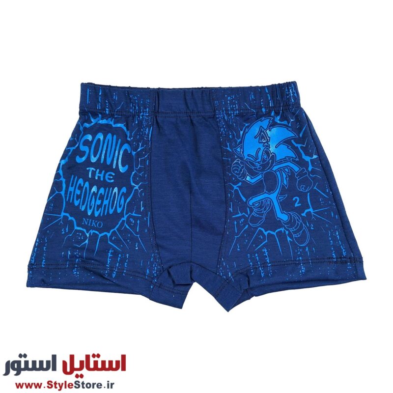 شورت پسرانه پادار نیکو طرح سونیک