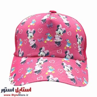 کلاه کپ دخترانه طرح میکی موس کد 51638