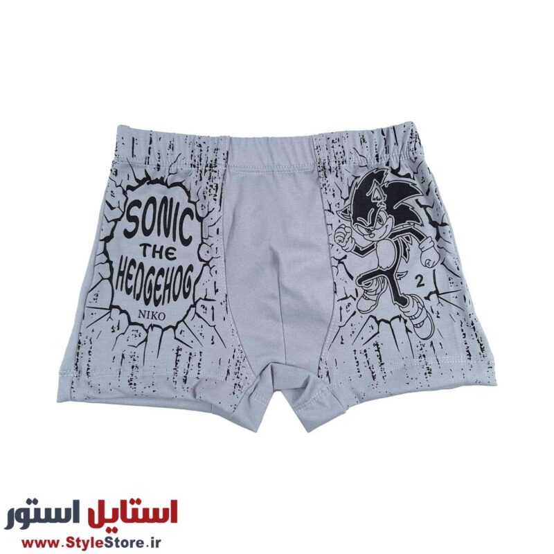 شورت پسرانه پادار نیکو طرح سونیک
