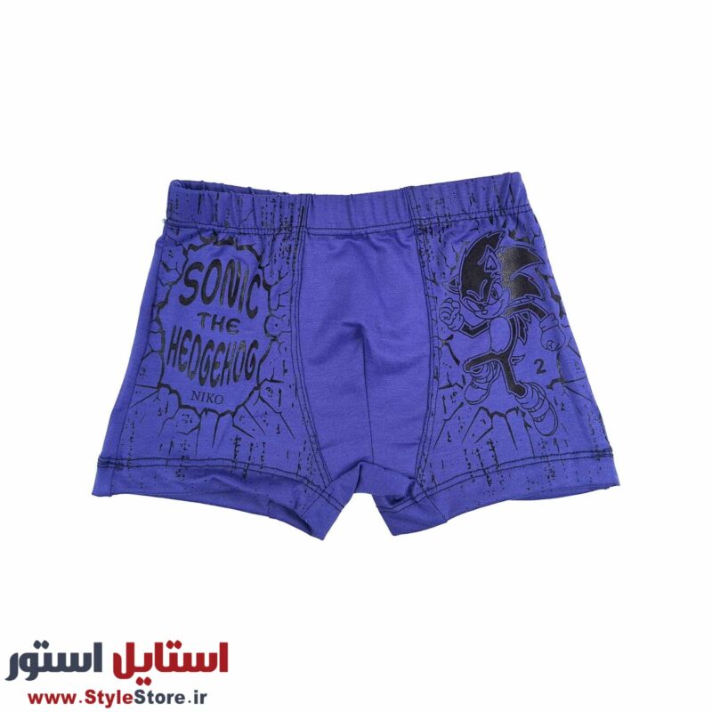 شورت پسرانه پادار نیکو طرح سونیک