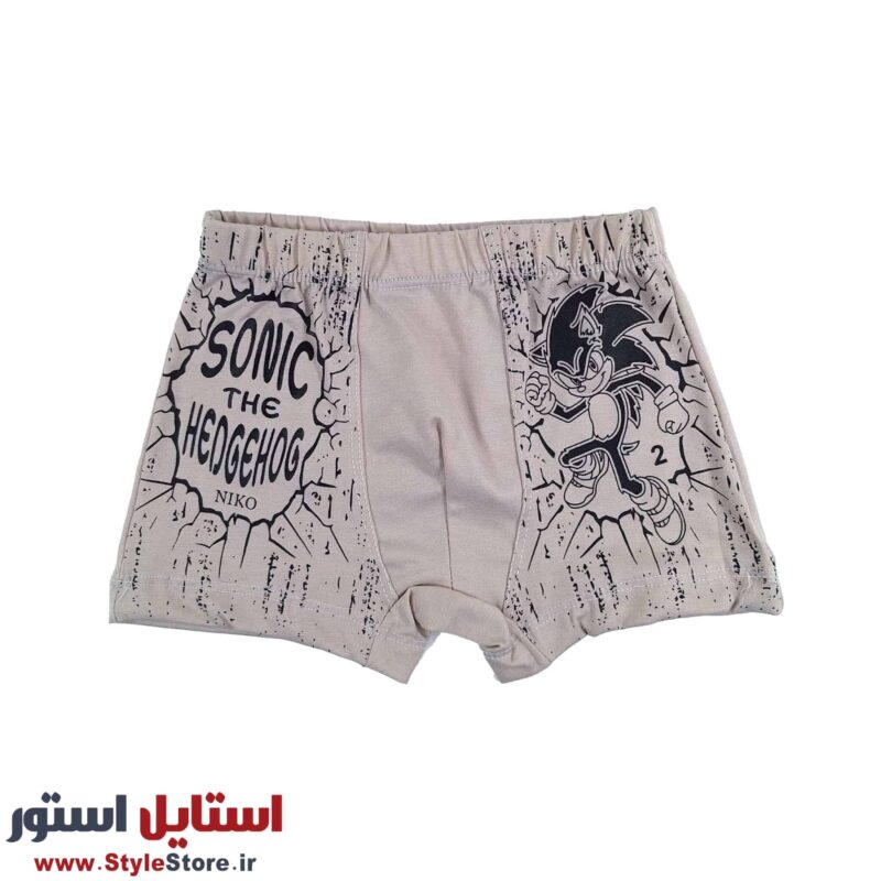 شورت پسرانه پادار نیکو طرح سونیک