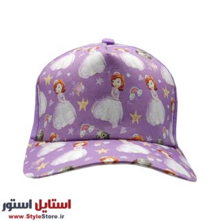 کلاه کپ دخترانه طرح سوفیا کد 51643