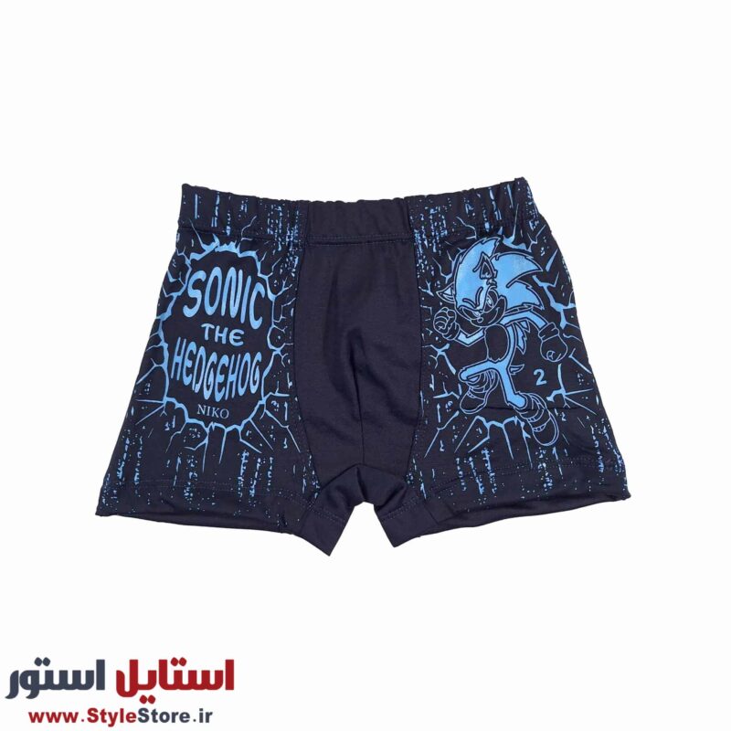 شورت پسرانه پادار نیکو طرح سونیک