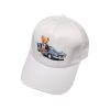 کلاه کپ بچگانه مدل CAR-TED کد 1207 رنگ سفید