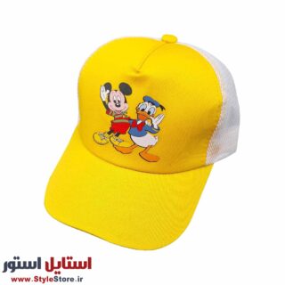 کلاه کپ بچگانه مدل DUC & MIC کد 1249 رنگ زرد