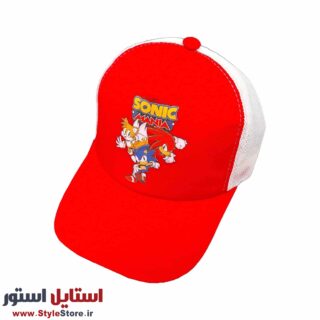 کلاه کپ بچگانه مدل SONIC کد 1220 رنگ قرمز