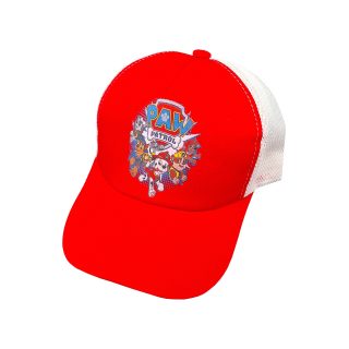 کلاه کپ بچگانه مدل سگ نگهبان کد 1219 رنگ قرمز