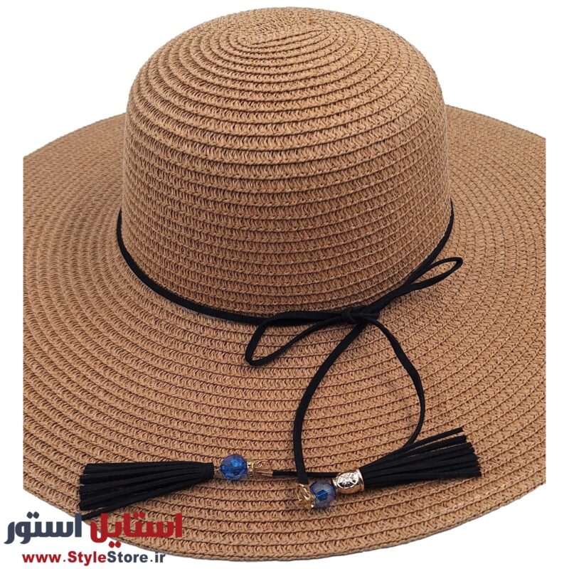 کلاه آفتابگیر مدل ساحل نگینی کد 1140