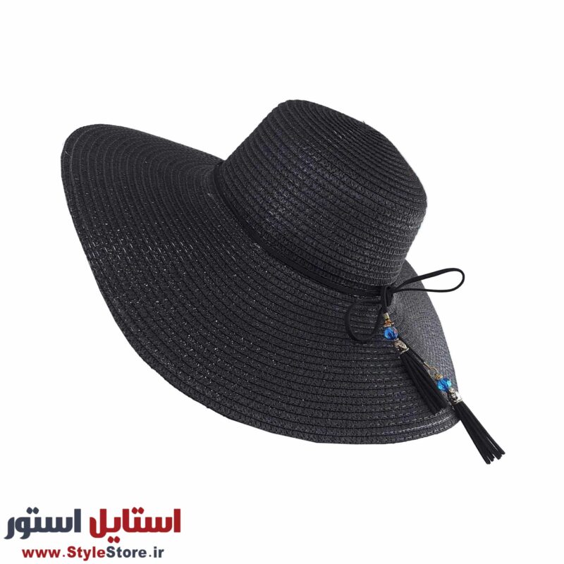 کلاه آفتابگیر مدل ساحل نگینی کد 1140