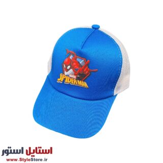 کلاه کپ بچگانه مدل SPIDERMAN-M3 کد 1180 رنگ آبی