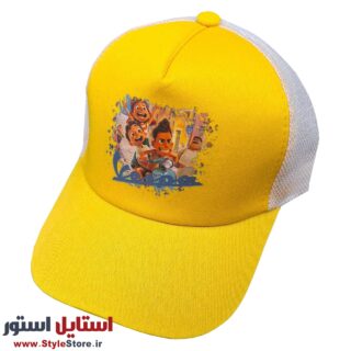 کلاه کپ بچگانه مدل VESPEA کد 1188 رنگ زرد