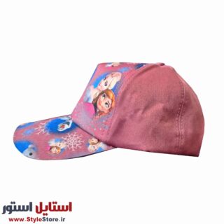 کلاه کپ دخترانه طرح آنا و السا