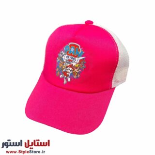 کلاه کپ بچگانه مدل سگ نگهبان کد 1227 رنگ صورتی