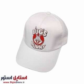 کلاه کپ بچگانه مدل BUGS کد 1210 رنگ سفید