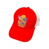 کلاه کپ بچگانه مدل سگ ها کد 1216 رنگ قرمز