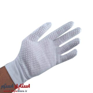 دستکش زنانه سیلکا مدل رانندگی رنگ سفید