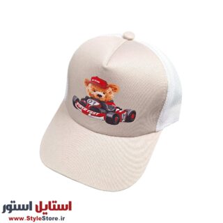 کلاه کپ بچگانه مدل SUPER FAST کد 1233 رنگ خاکی
