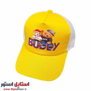 کلاه کپ بچگانه مدل BDDY کد 1190 رنگ زرد