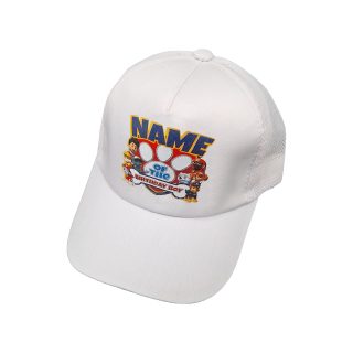 کلاه کپ بچگانه مدل NAME کد 1203 رنگ سفید